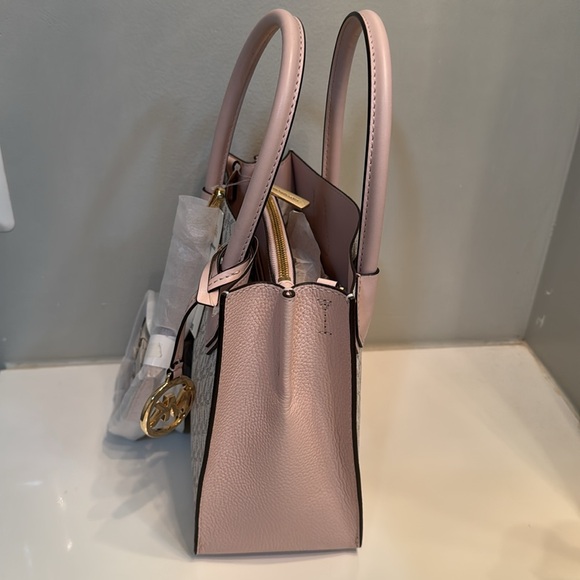 Michael Kors Pink and Cream Satchel - Picture 5 of 5